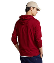 Polo Ralph Lauren Mens Jersey Hooded Long Sleeve T Shirt Red Large