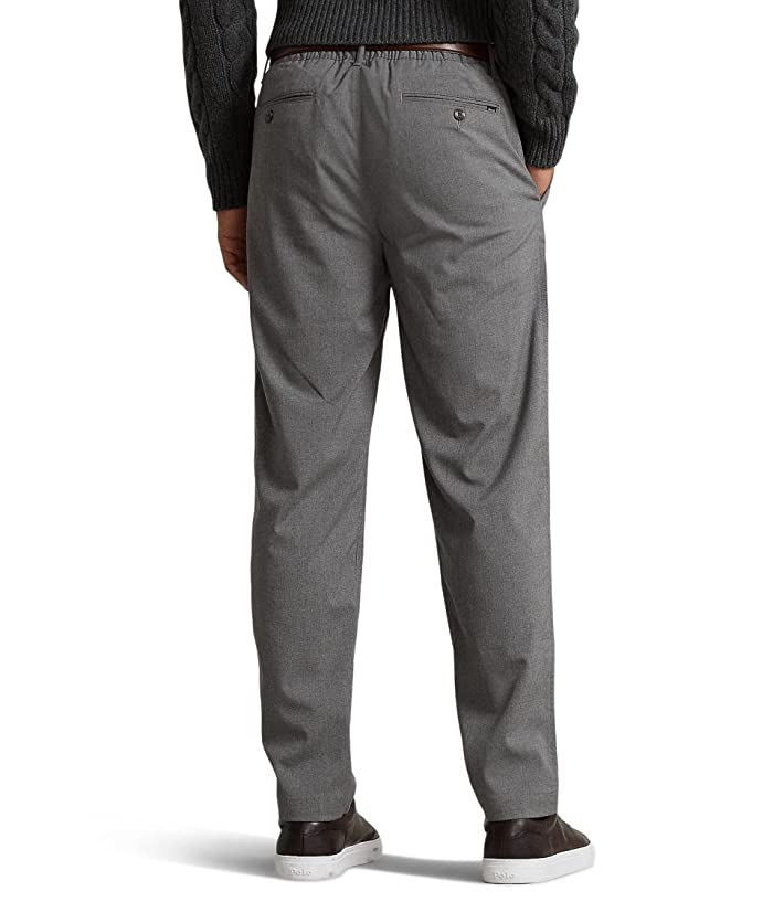 Ralph Lauren Mens Polo Slim Fit Drawstring Pleated Chino Pants Size XL Grey