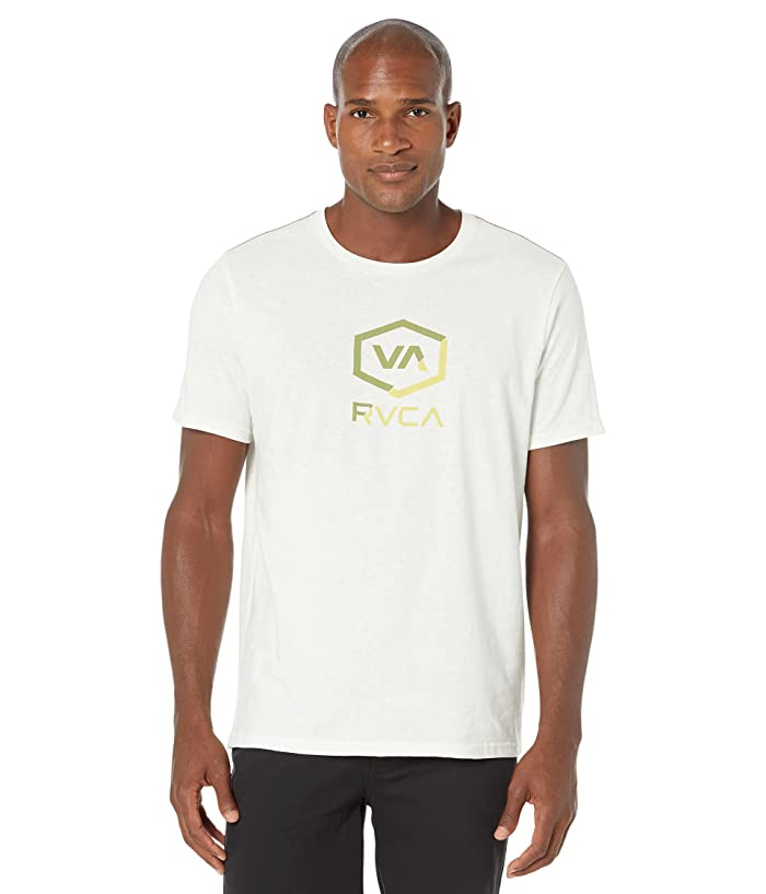 RVCA Mens Short Sleeve Shifted T Shirt  Antique White XL