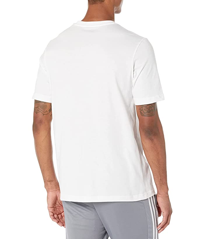 Adidas Mens Essentials Camo Print Shirt White Gray Small