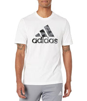 Adidas Men's Camo Short Sleeve T Shirt White Black XL