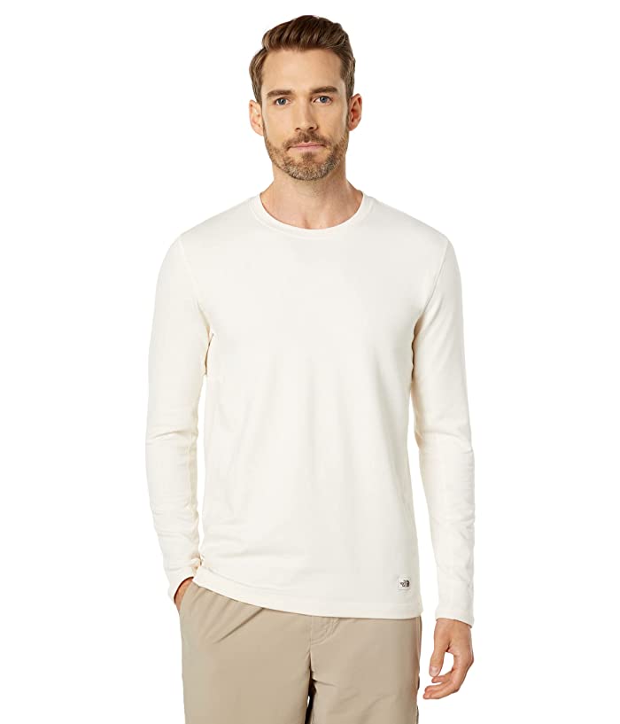 The North Face Mens Terry Crewneck Long Sleeve T Shirt White XL