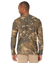 The North Face Printed Wander Long Sleeve T Shirt Camo Green XL