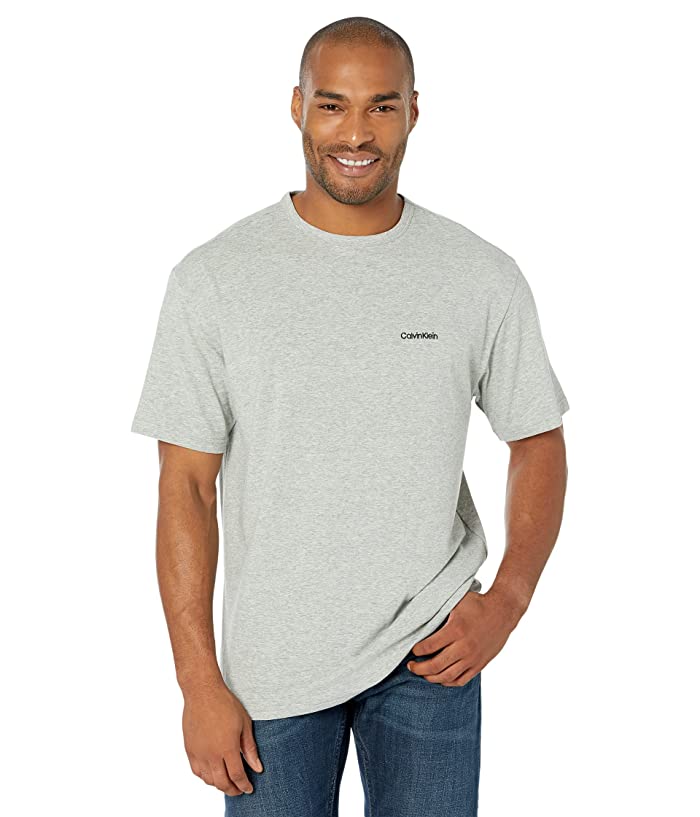 Calvin Klein Men's Modern Stretch Lounge Tshirt  Grey Heather  Medium