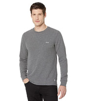 Polo Ralph Lauren Men's Waffle Knit Long Sleeve Thermal Pajama Shirt Grey Medium