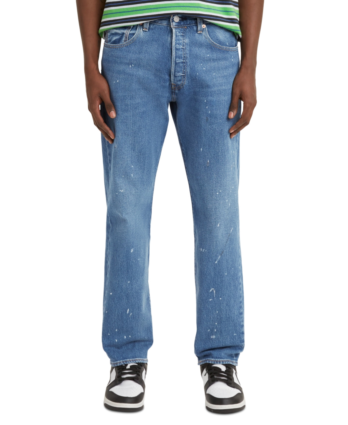 Levis Men's 501 Vintage Inspired Straight Fit Jeans Art Supplies Blue 32 x 32
