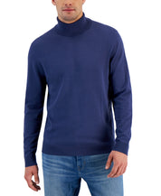 Alfani Men's Turtleneck Sweater Medium Blue Nite Escape