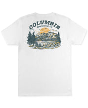 Columbia Men's Scenic Mountain Graphic T shirt  White  Large