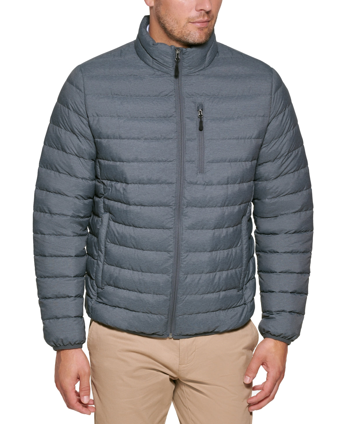 Club Room Mens Puffer Jacket Coat XXL Grey Solid