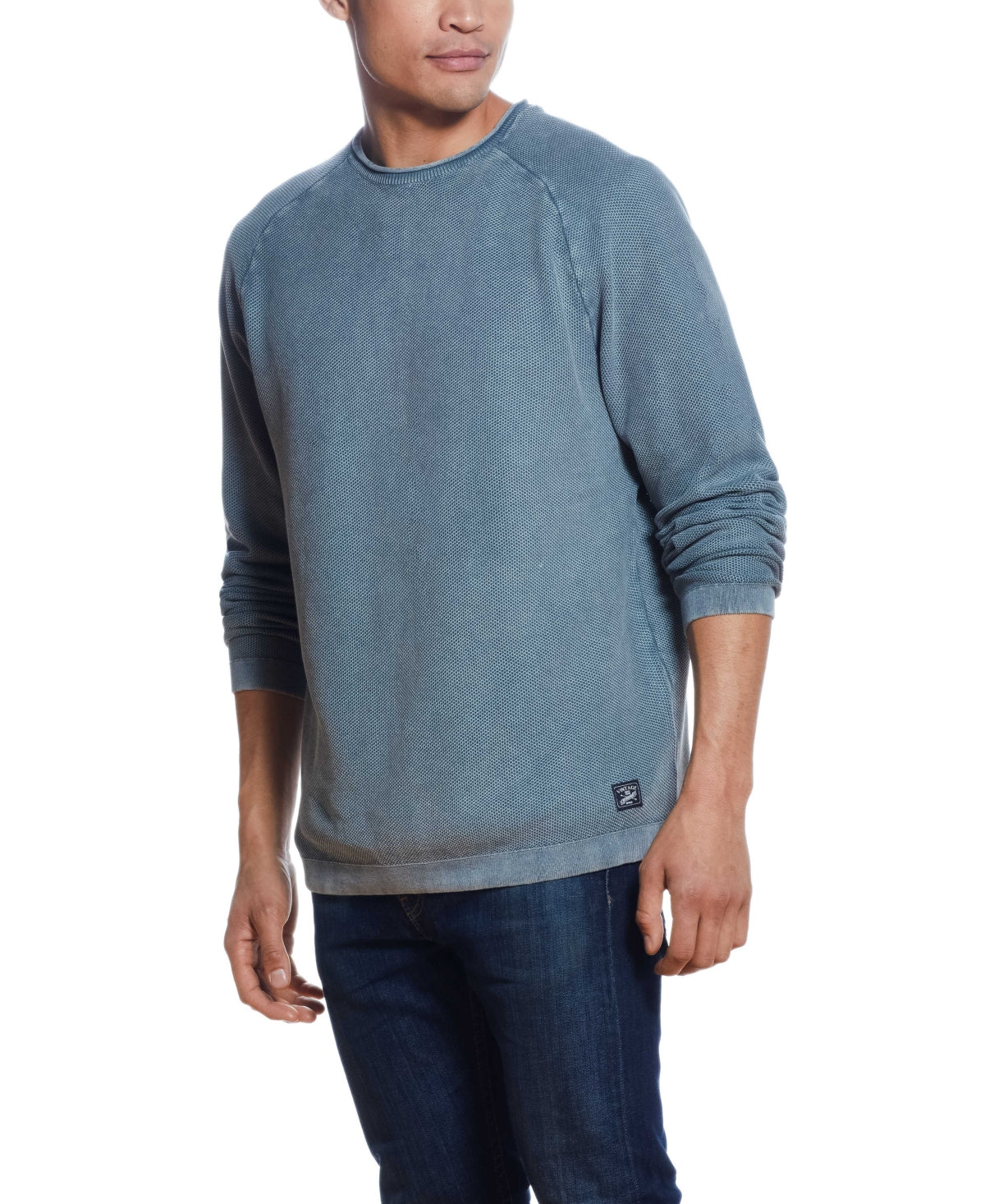 Weatherproof Vintage Mens Regular fit Long Sleeve Crewneck Sweater XXL Blue
