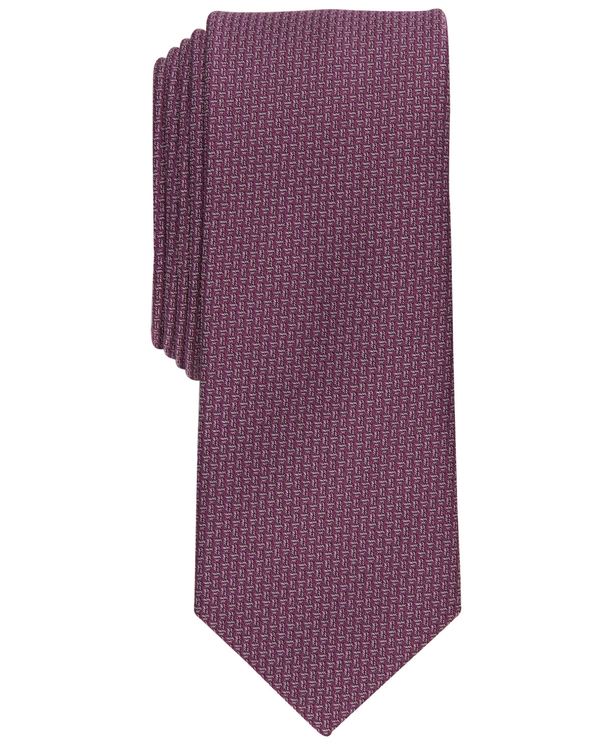 Bar III Mens Lark Solid Dusty Pink Tie Necktie