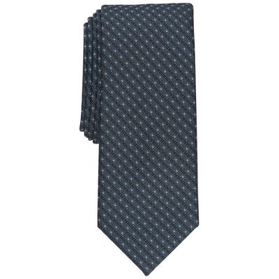Alfani Mens Desmet Orien Slim Neck Tie Blue Multi Navy  Blue
