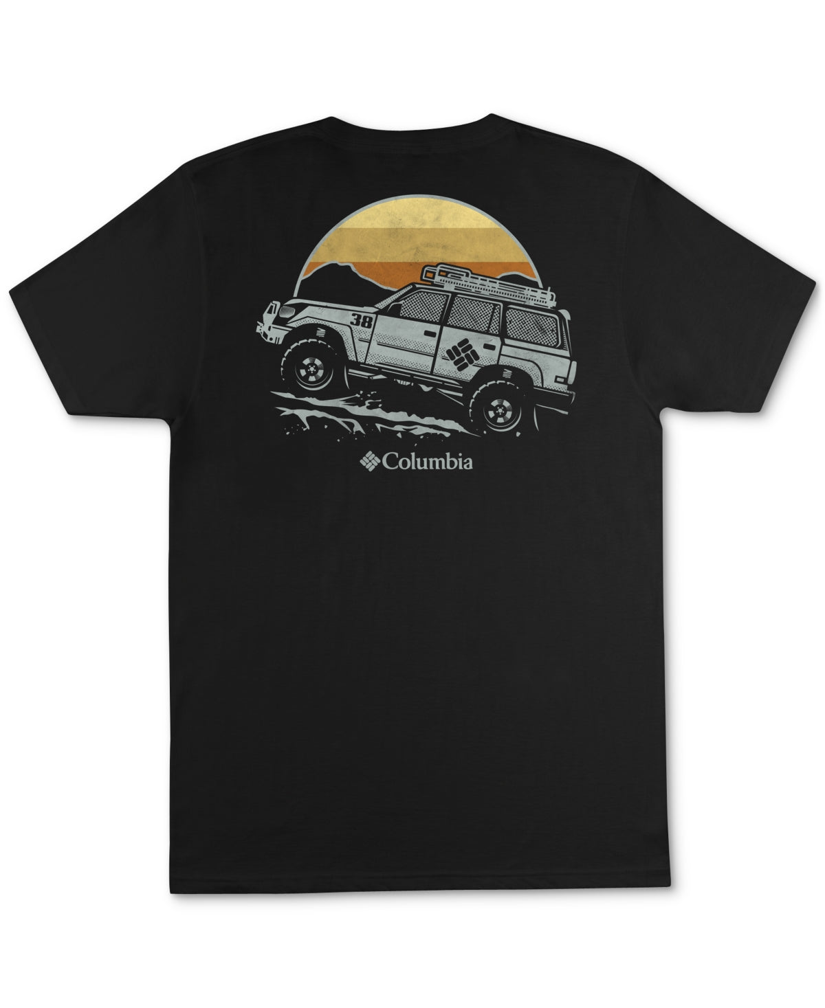 Columbia Mens Kono Graphic T shirt Black 2XL