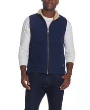 Vintage Weatherproof Mens Admiral Waterproof Trucker Vest Blue  XXL