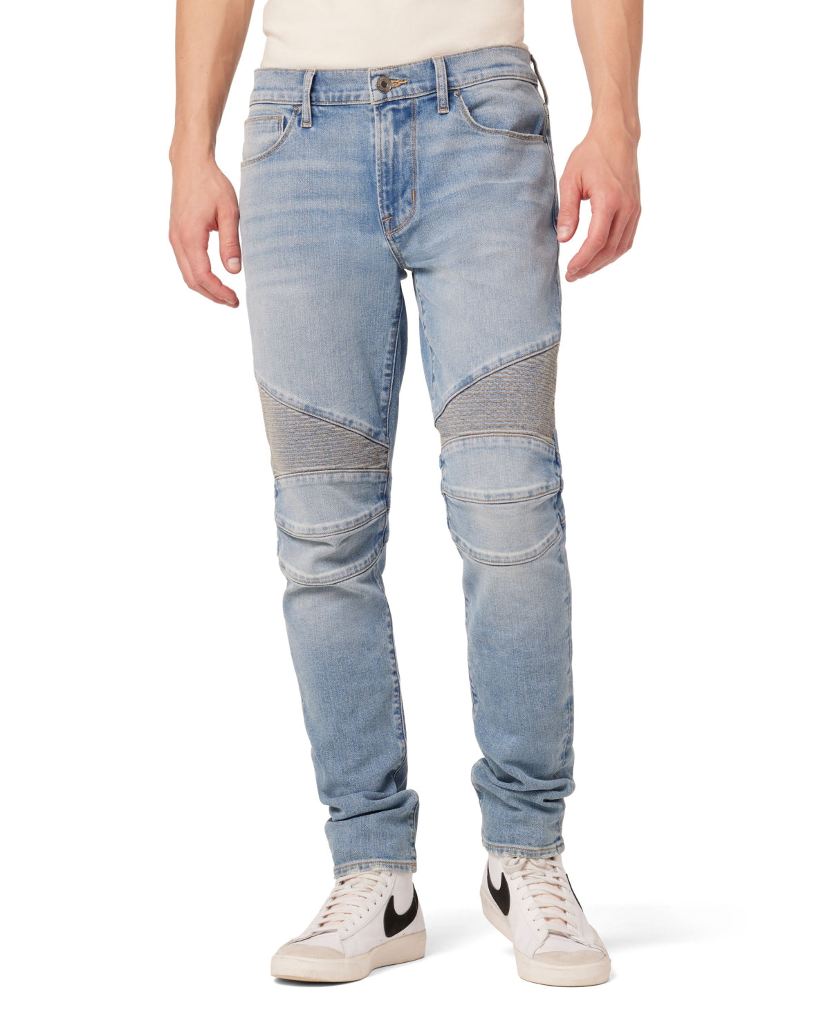 Hudson Men's Banks Biker Jeans  Medium Blue 31 x 32
