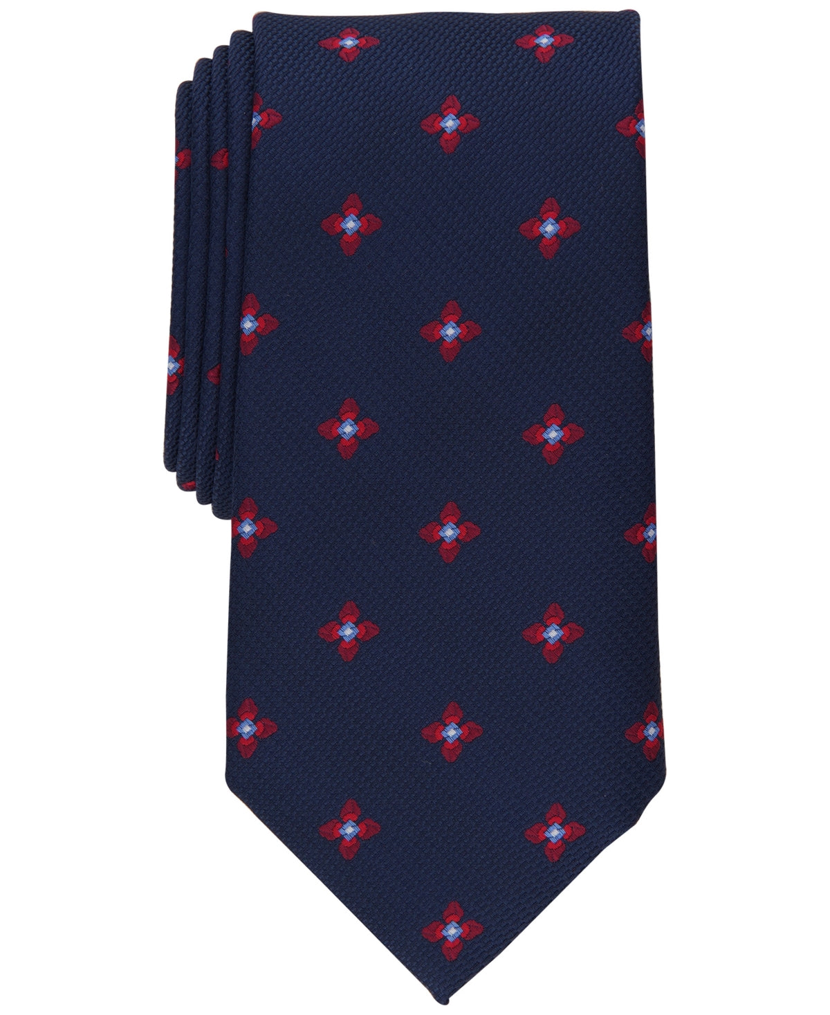 Club Room Men's Pearl Neat Tie Blue Necktie