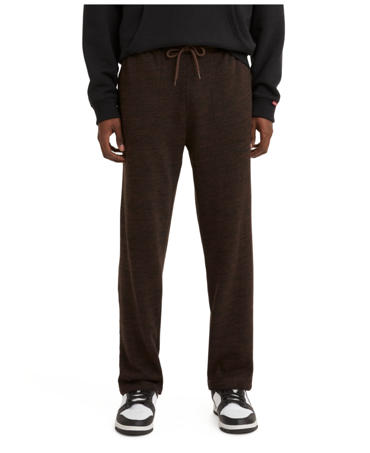 Levi's Mens Fleece Jogger Pants Brown Large