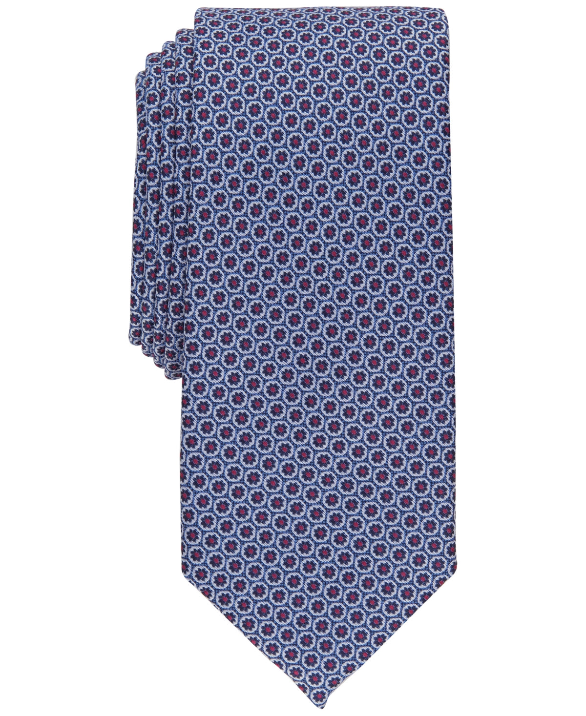 Alfani Men's Abby Slim Tie Berry Blue