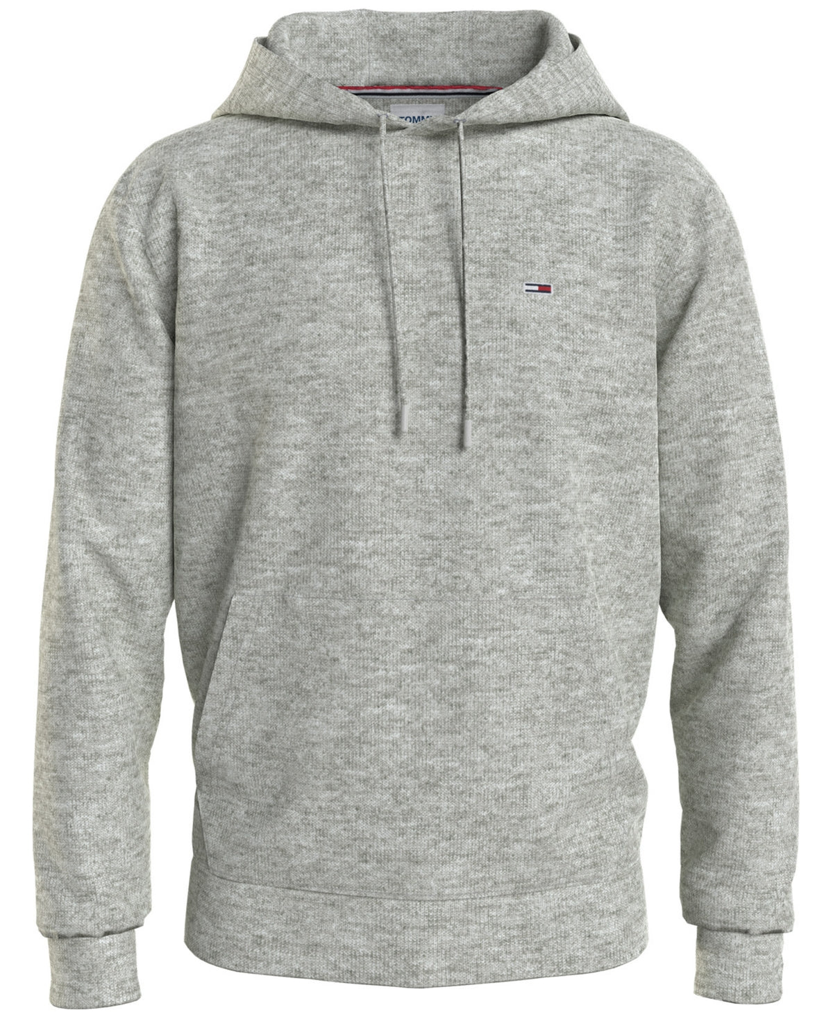 Tommy Hilfiger Tommy Jeans Men's Fleece Full Zip Hoodie Sweatshirt Large Grey