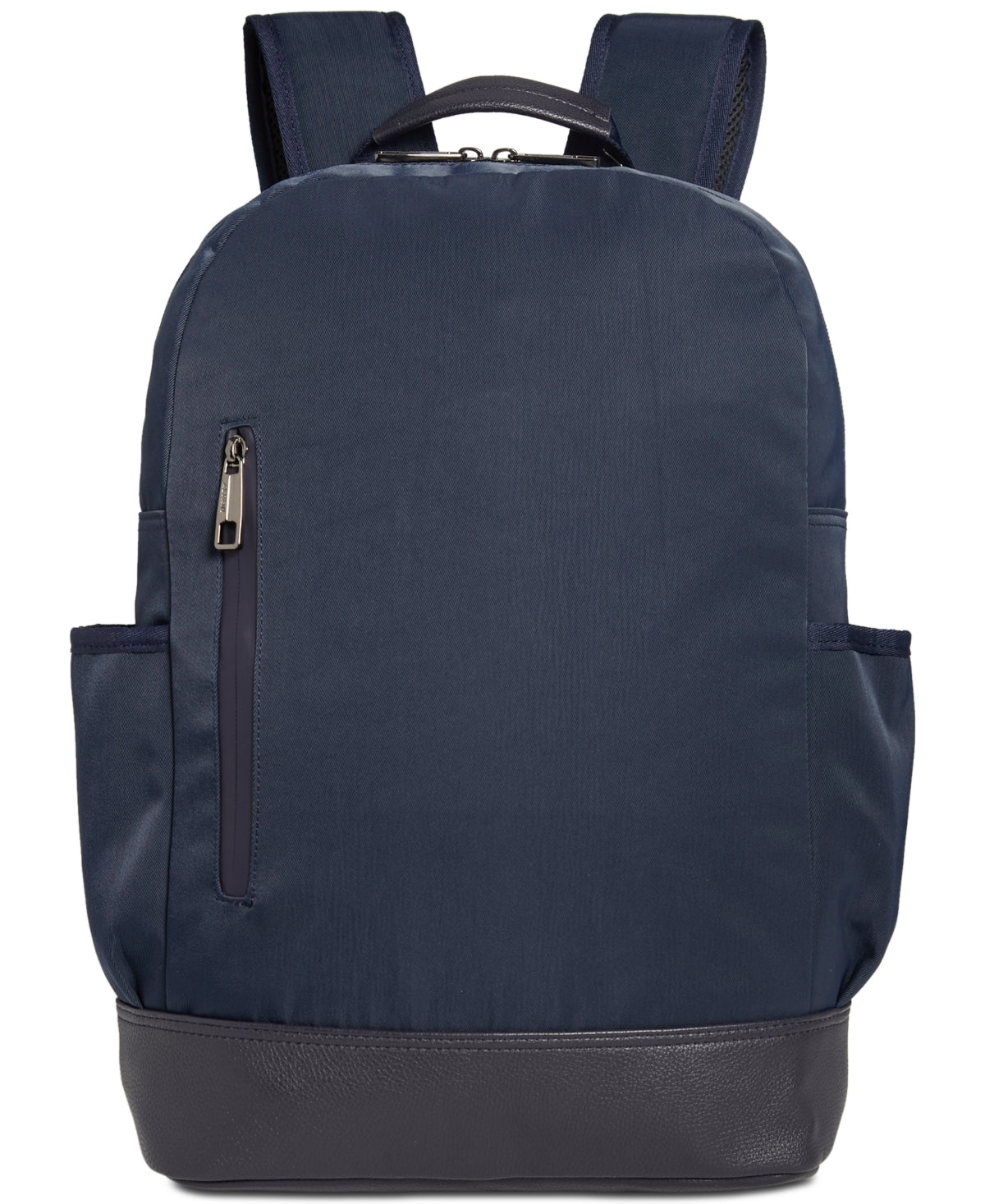 Alfani Navy Laptop Backpack Mens Faux Trim OSFA REG