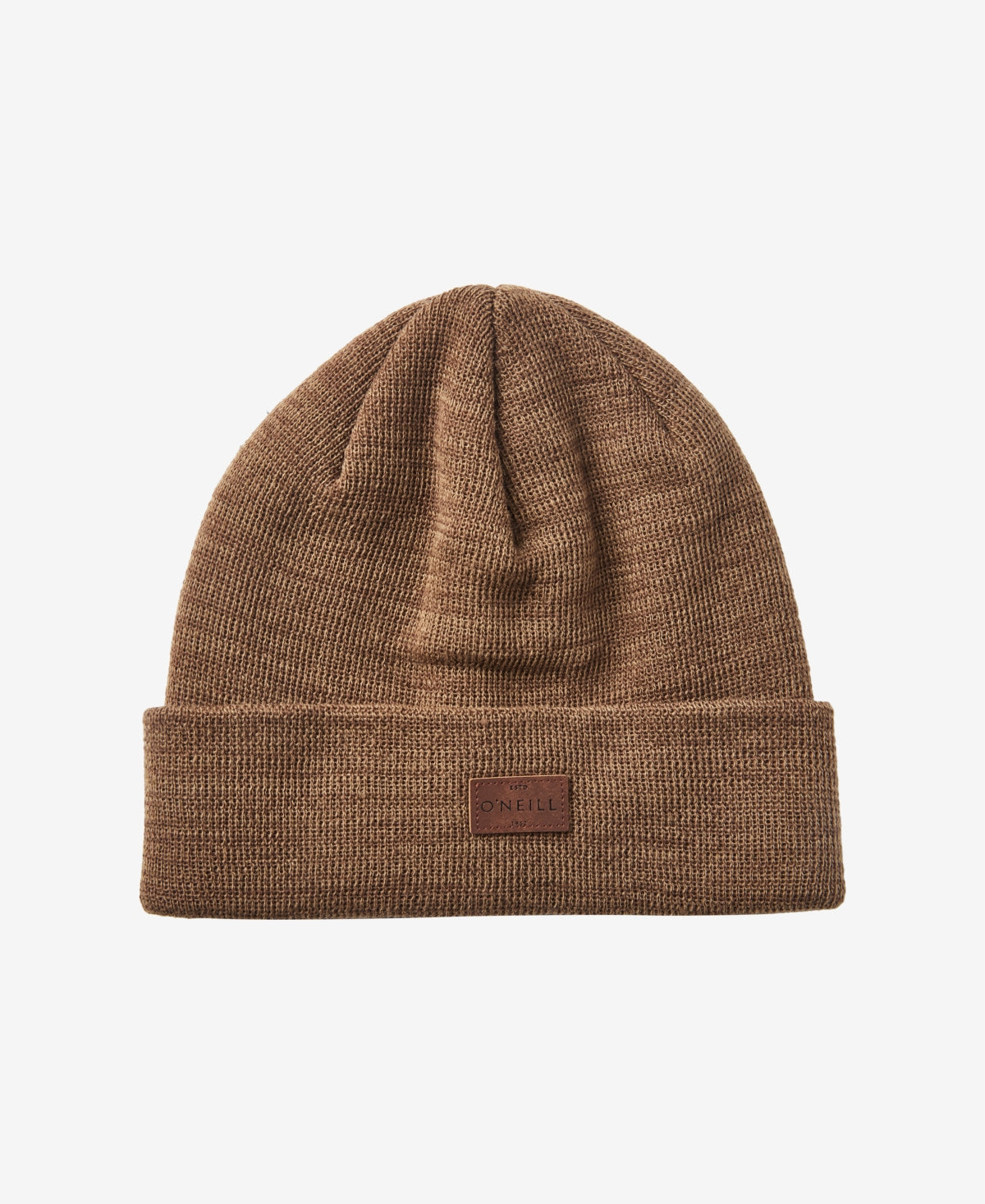 O'Neill Mens Ripple Beanie Hat Dark Khaki Brown