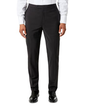 Calvin Klein Mens Skinny fit Wool Tuxedo Pants 30 / 32 Black Solid