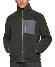 BASS OUTDOOR Men's Highline Trail Full Zip Fleece Jacket Grey XL