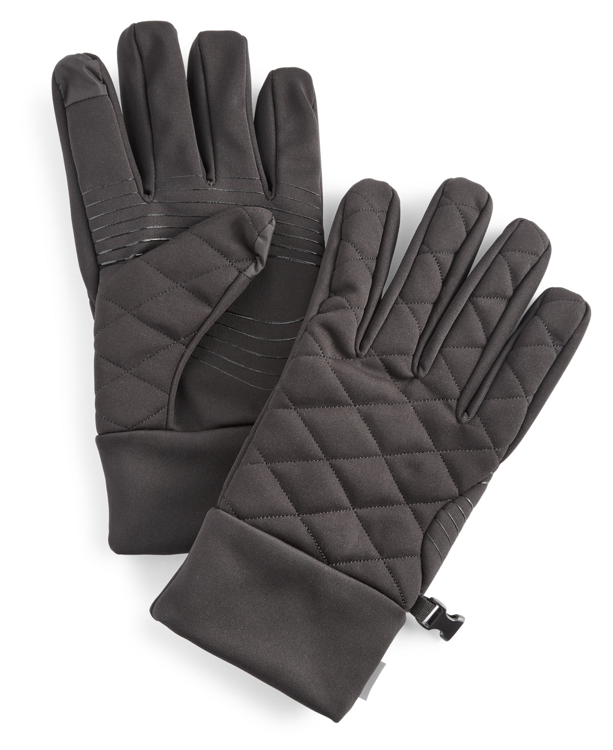 Alfani Men's Heavyweight Tech Gloves Black Large XL