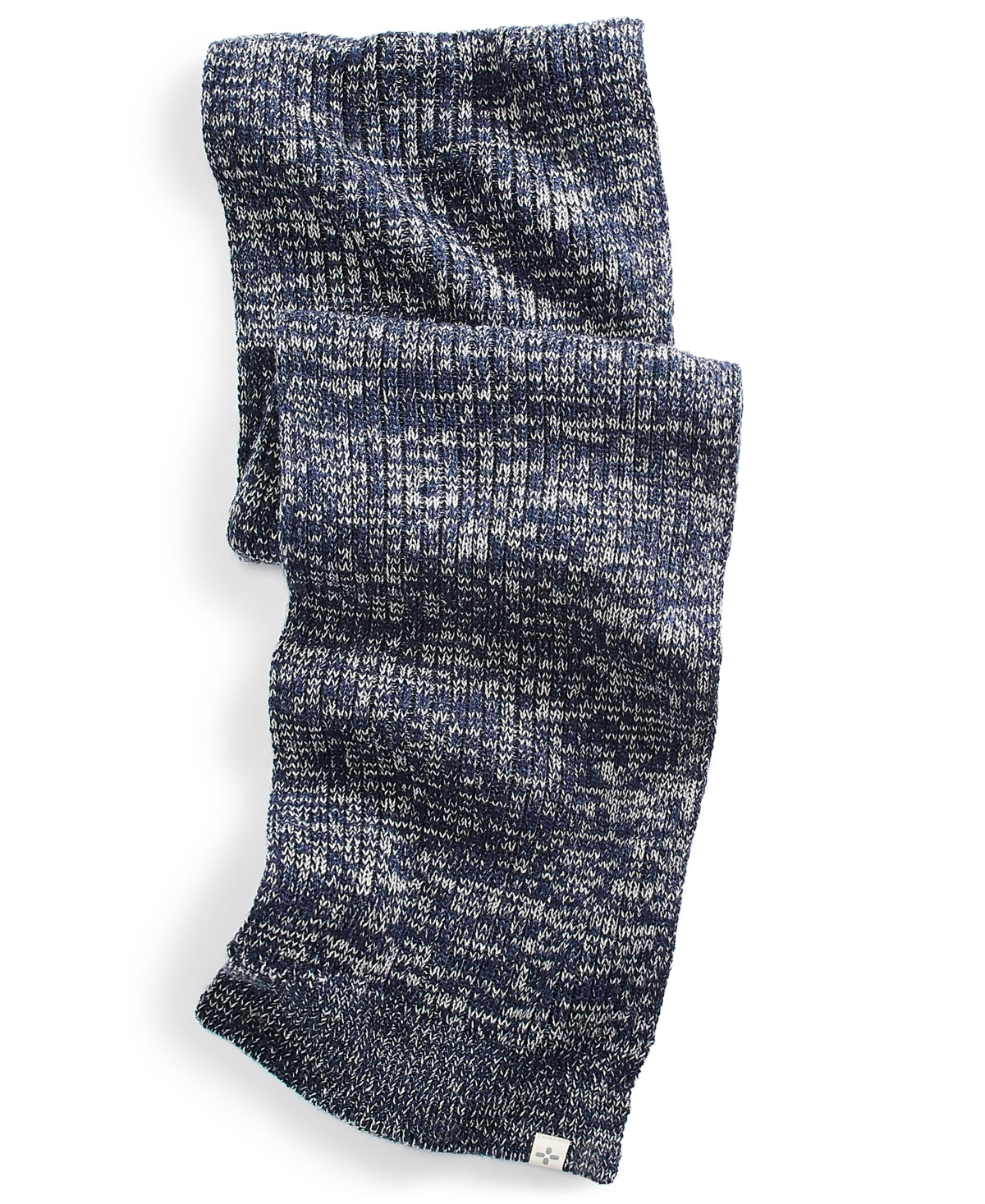 Sun + Stone Men's Solid Ribbed Scarf Navy Osfa Reg