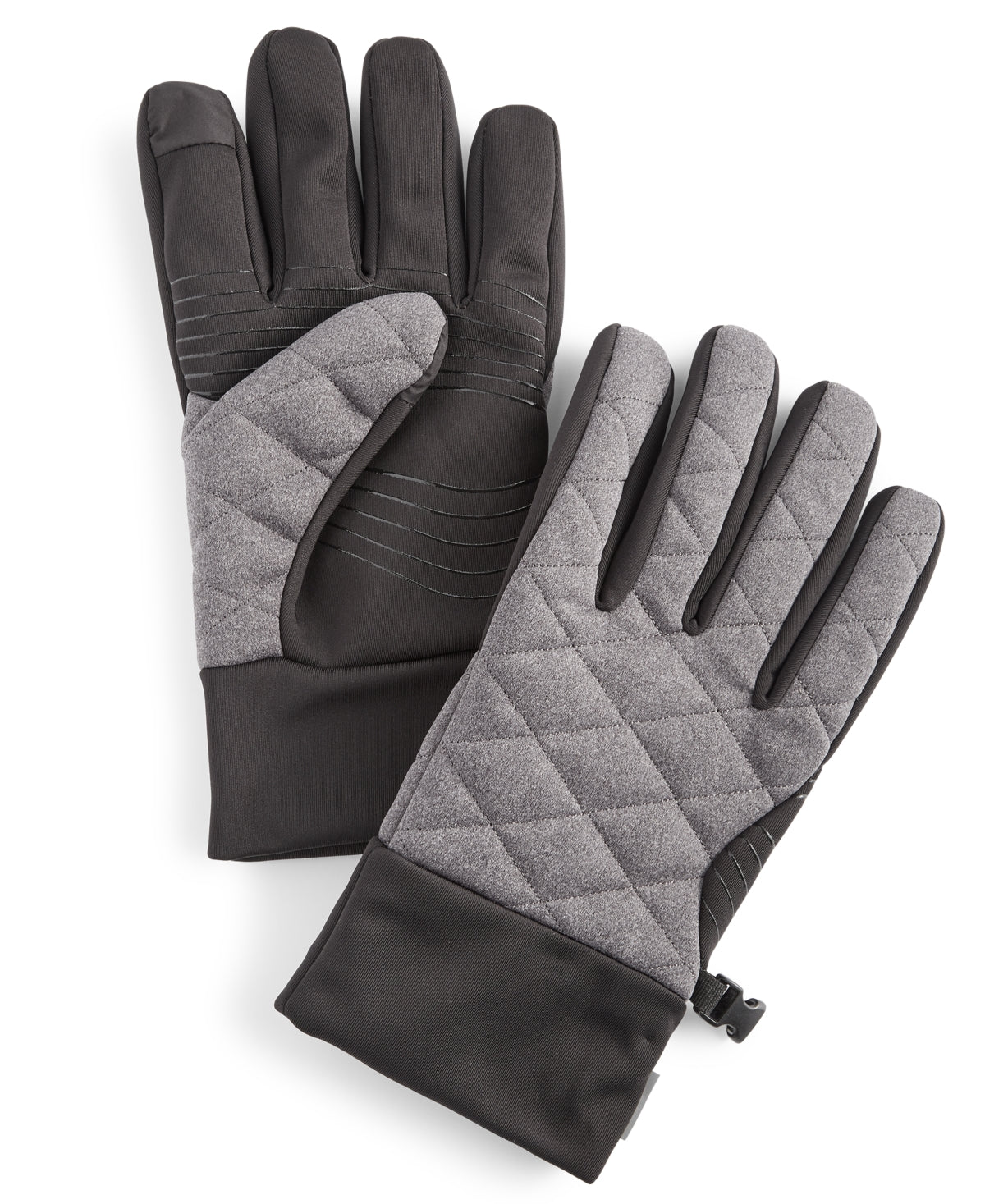 Alfani Men's Heavy weight Tech Gloves Dark Gray Large / XL