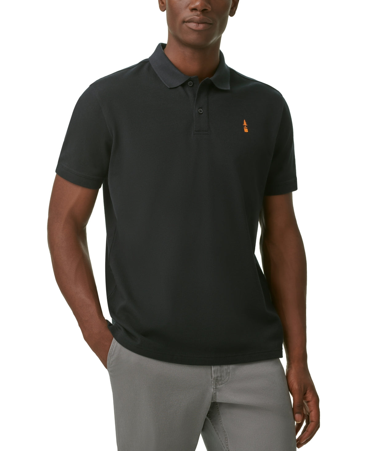 Bass Outdoor Men's Exploration Short Sleeve Polo Shirt Black XL