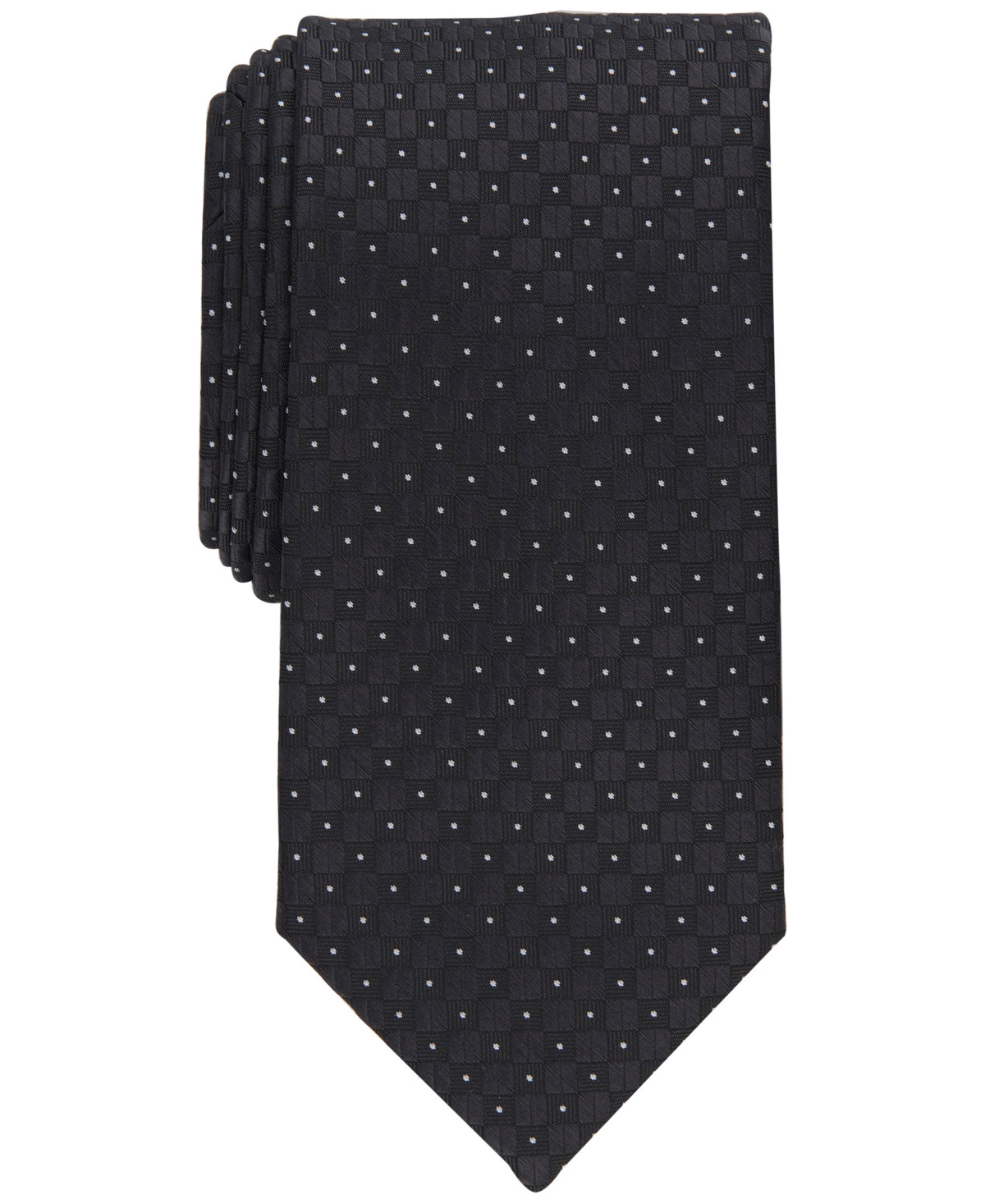 Perry Ellie Men's Klaren Neat Tie Black Necktie