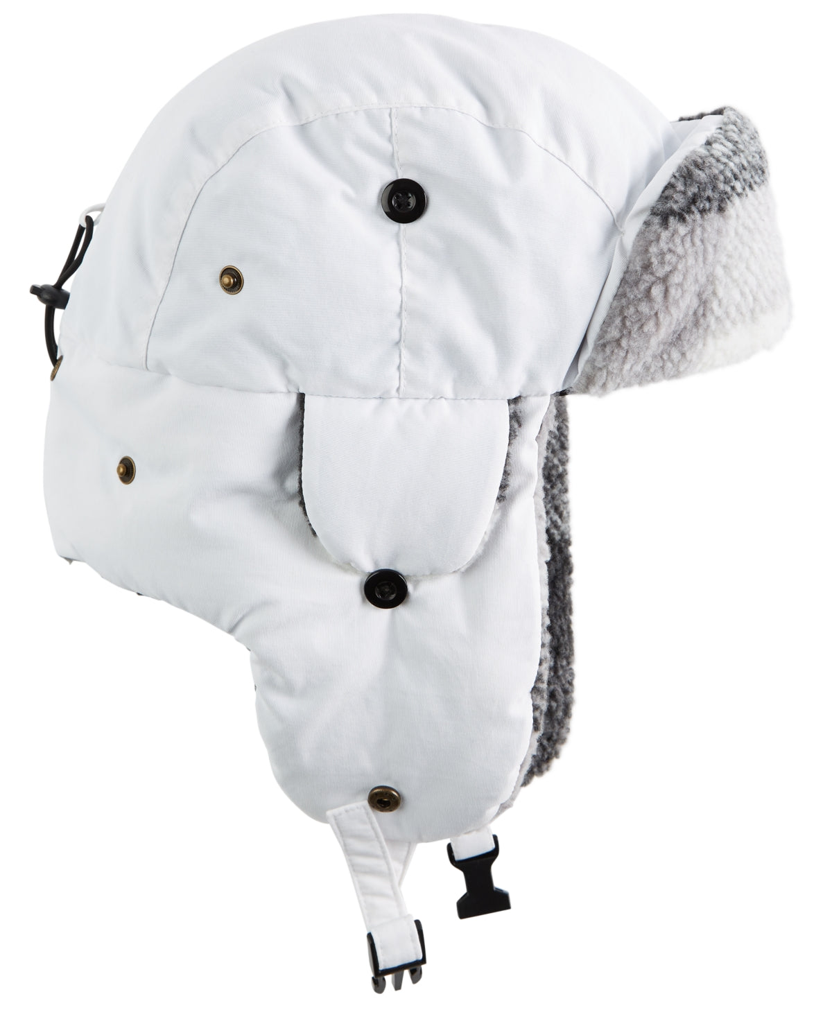 STETSON Dorfman Pacific Men's Fleece-Lined Trooper Hat White Large