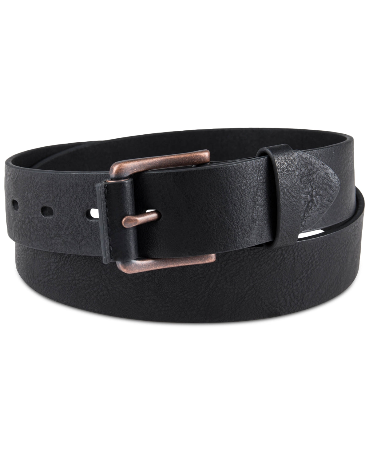 Sun + Stone Men's Wrapped Roller Belt Black XL