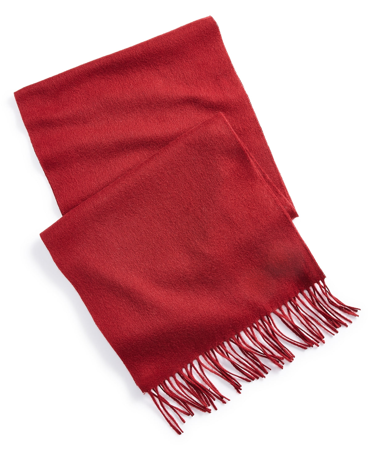 Club Room Men's 100% Cashmere Scarf Burgundy Solid