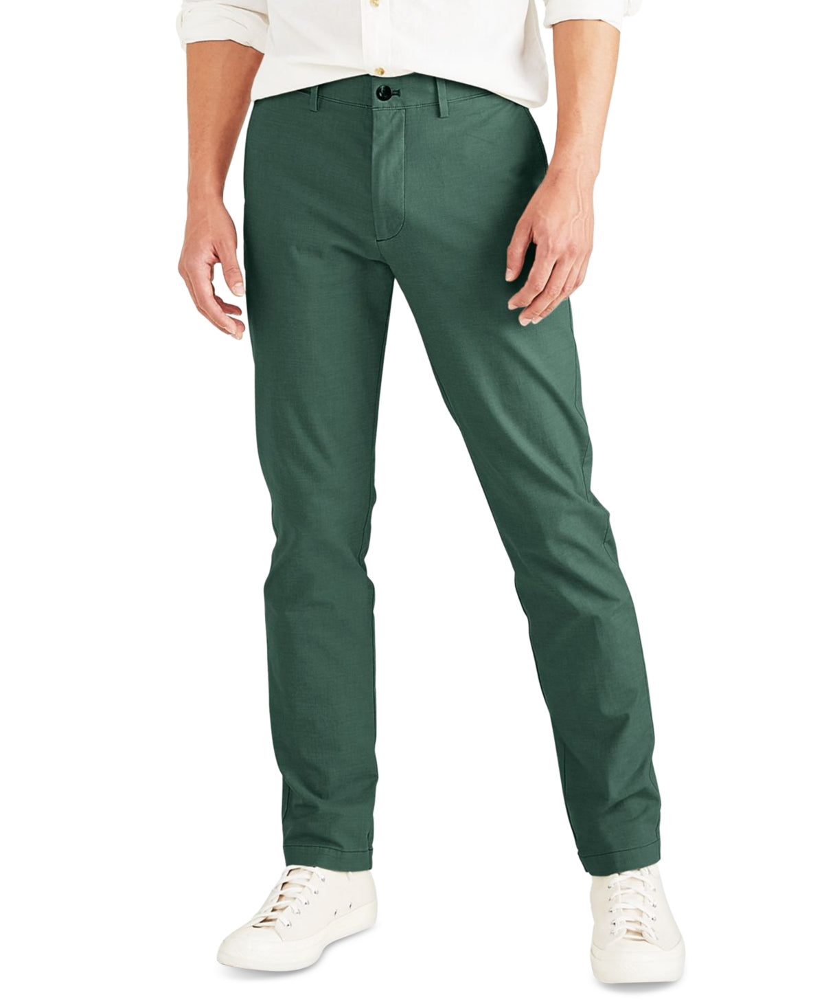 Dockers Mens Smart 360 Flex Slim Fit Chino Pants Cilantro Green 38 x 30