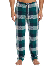 Perry Ellis Portfolio Men's Buffalo Plaid Pajama Pants Dark Green XL