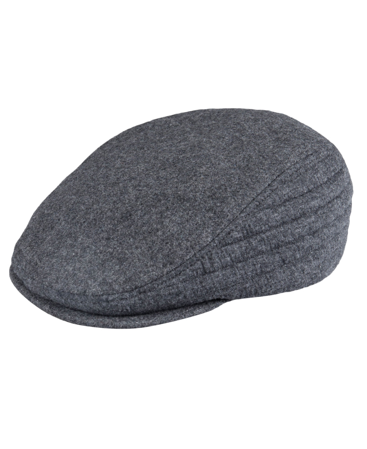 Levis Mens Quilted Classic Top Ivy Cap Hat Charcoal Grey Small / Medium