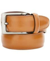 Perry Ellis Portfolio Men's Leather Dress Belt Luggage Tan Large 38 40