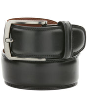 PERRY ELLIS PORTFOLIO Men's Leather Casual Swivel Buckle Dress Belt Black Medium