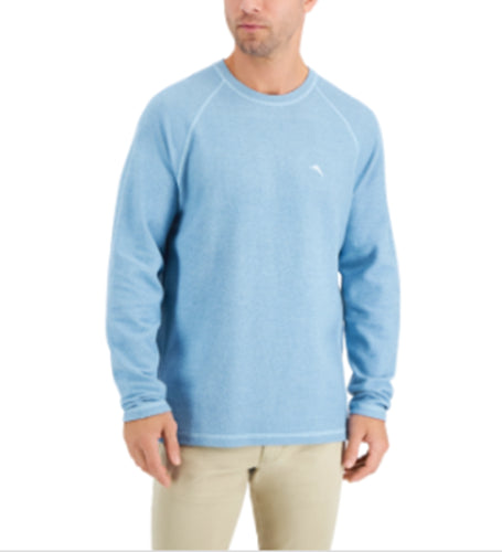 Tommy Bahama Mens Bayview Sweater Air Blue Large