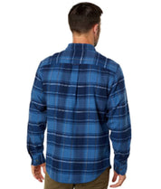 Tommy Bahama Mens Canyon Beach Riverside Plaid Shirt Dockside Blue 2XL