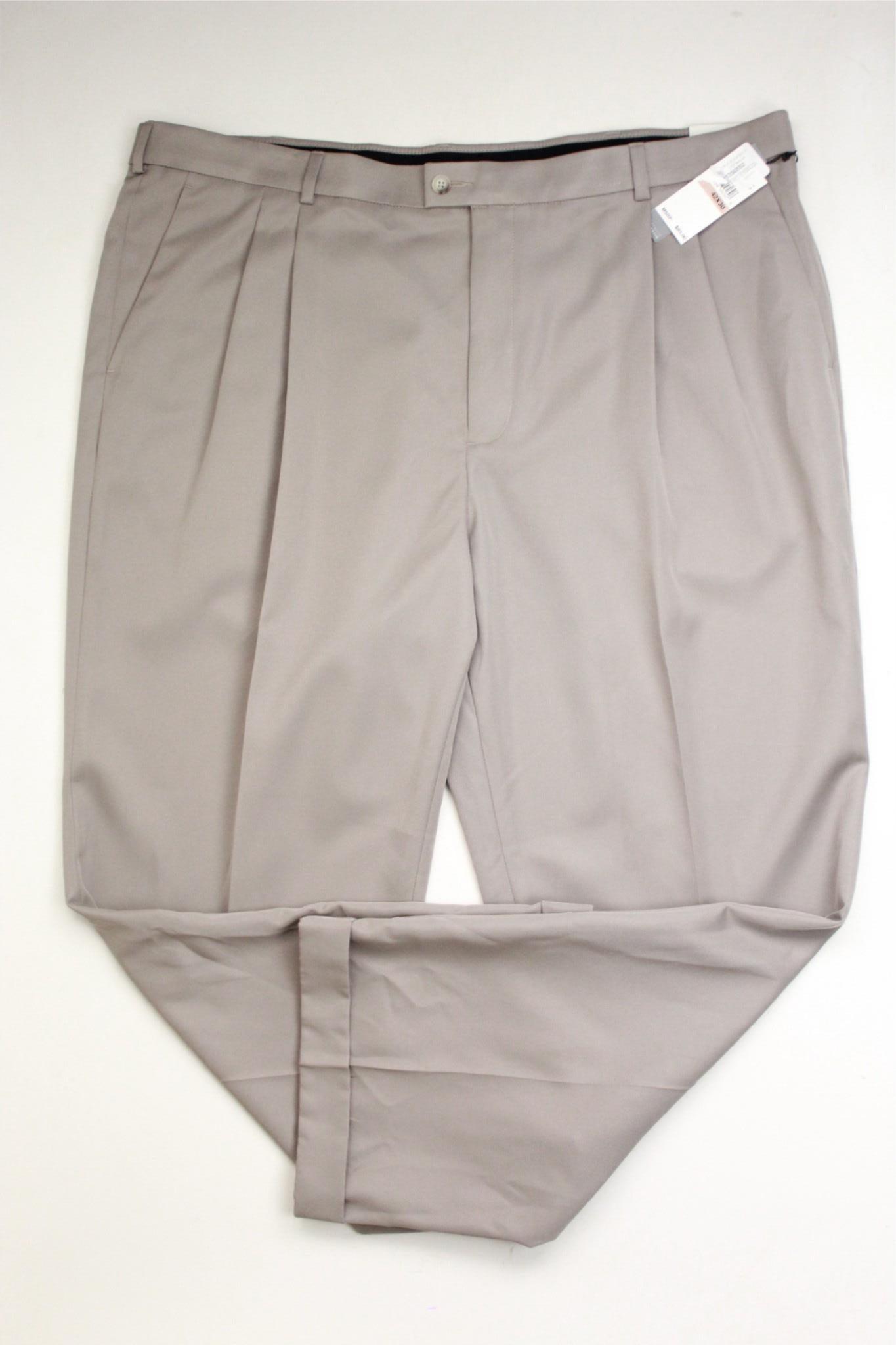 Perry Ellis Mens Classic Regular Simply Taupe Pants 38 x 32