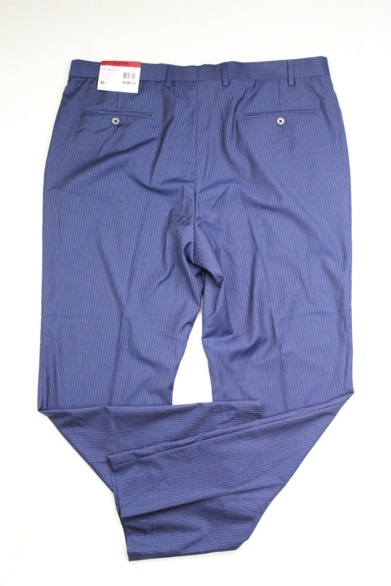 Alfani Men's Slim-Fit Suit Separate Pants Navy 38 x 29
