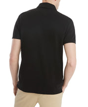 Tommy Hilfiger Men's Custom Fit Ivy Polo Shirt Small Black
