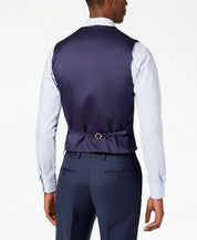 Tommy Hilfiger Men's Modern-Fit TH Flex Stretch Suit Vest XL Blue
