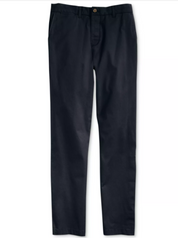Tommy Hilfiger Adaptive Men's Straight Chino Pants 30 x 32 Navy Magnetic Zipper