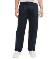 Tommy Hilfiger Men's New School Prep Pleated Chino Pants Desert Sky Blue 32 x 30