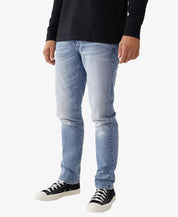 True Religion Mens Rocco No Flap Light Breakers Jeans 33 x 32
