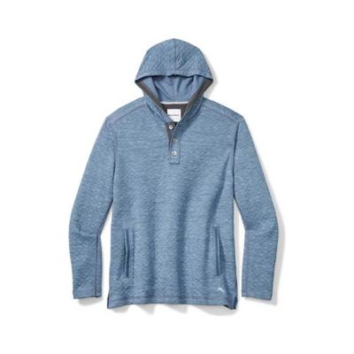 Tommy Bahama Men's Vintage Blue Quilted Hoodie  Navy XL